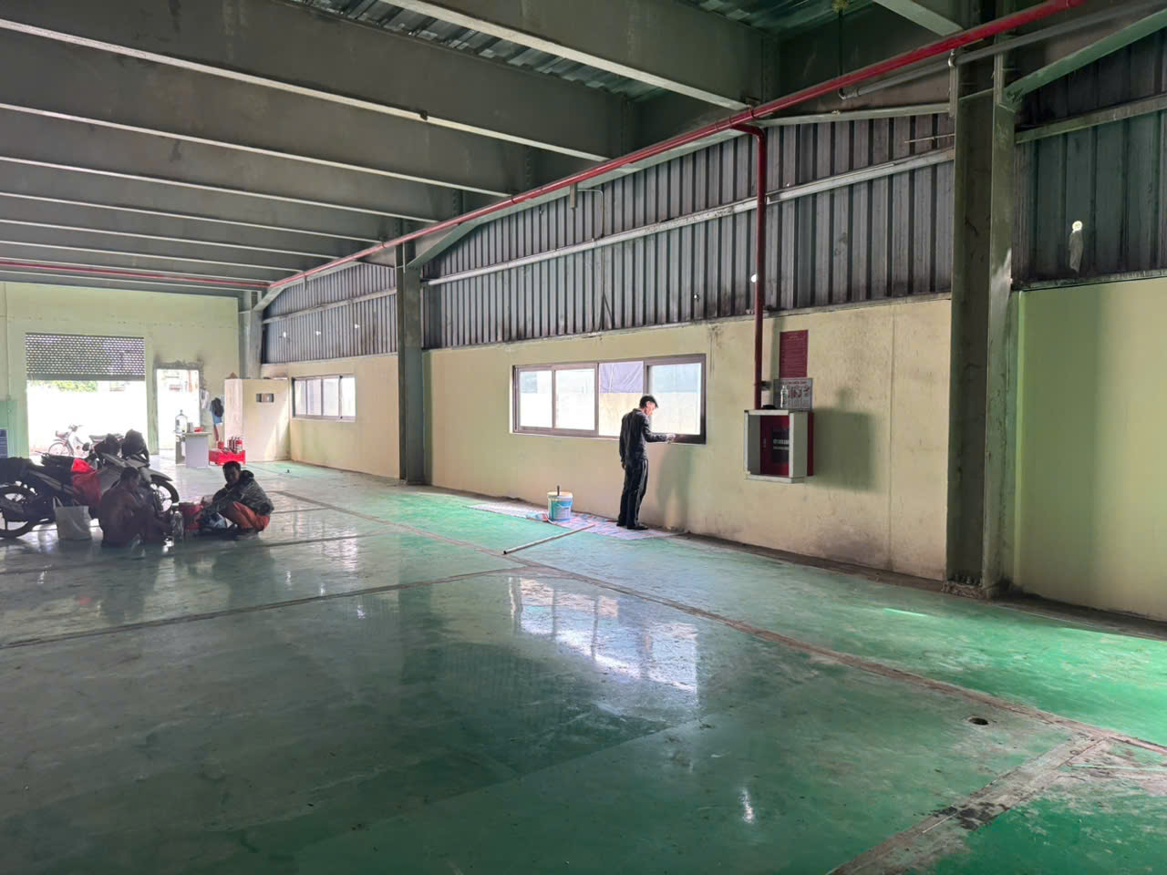 cho thuê kho xưởng ở CCN Cầu Gáo , Đan Phượng , Hà Nội. Diện tích 1333m *2 tầng  nền epoxy sạch - Ảnh 3